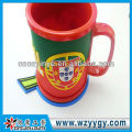 Caneca promocional de PVC moda com tampa de borracha